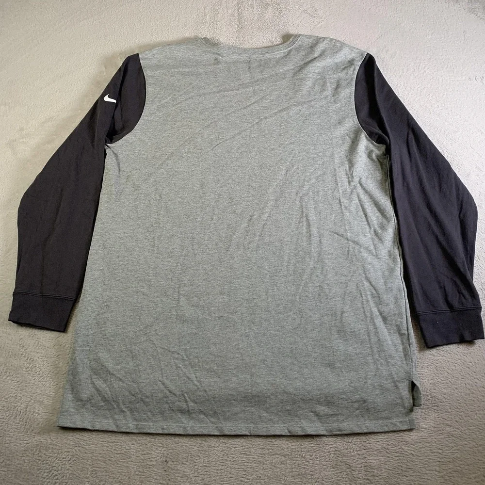 Green Bay Packers Shirt Mens XL Gray NFL Football Nike Long Sleeve‎ Crewneck